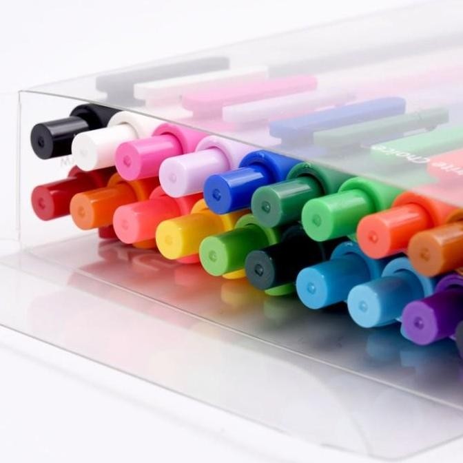 

Tersedia Kaco Pure Candy Colorful Ink Gel Pen Pena Pulpen Bolpoin 0.5Mm 10 Pcs