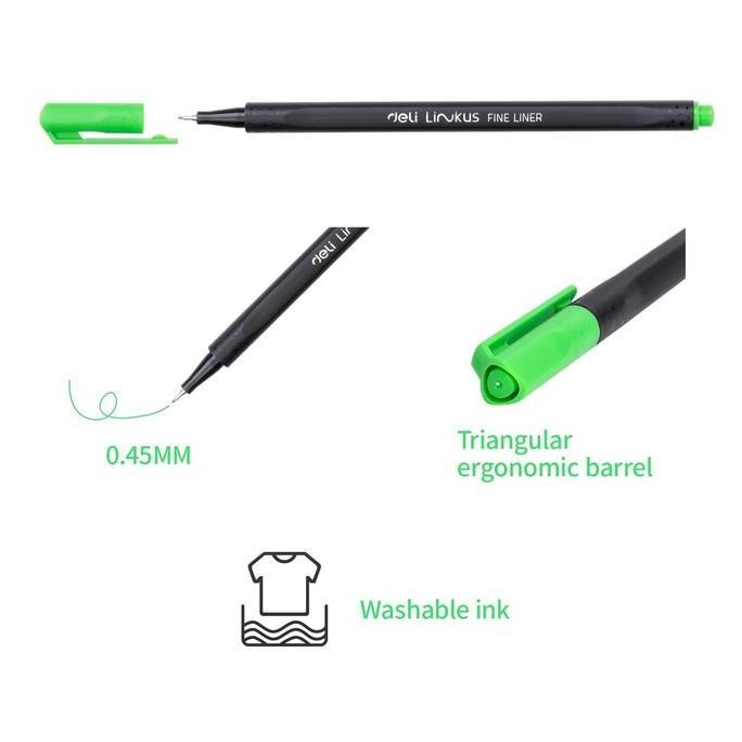 

Tersedia Pulpen Warna Warni Deli 12 Warna Set 0.45 Mm Fine Liner Pen Gel Q900