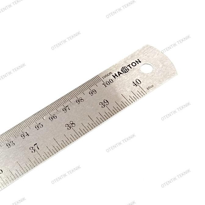 

siap kirim penggaris besi 100 cm - 1000 mm - 1 meter - steel ruler 40 inch