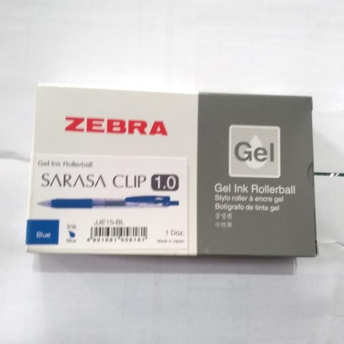 

Tersedia Pulpen Zebra Sarasa 1,0 Hitam & Biru / Bolpoint Zebra Sarasa 1,0