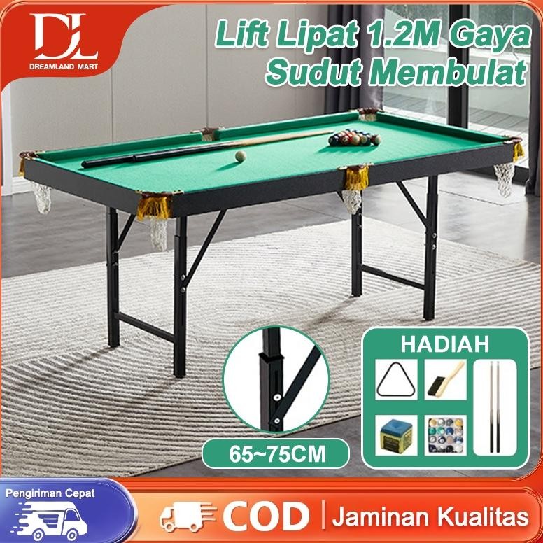 Lipat Meja Mainan Biliar/Mini Pool Table / Meja Billiard Mini / Billiard Table Folded Legs