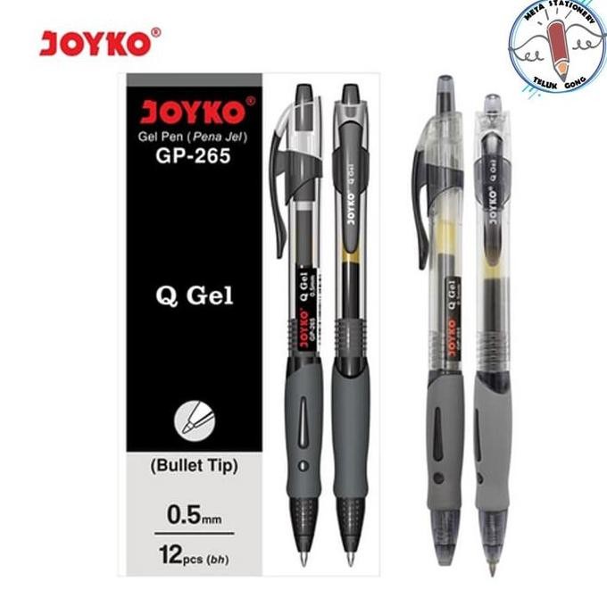 

Tersedia Pulpen Joyko Q-Gel Gp-265 Hitam (12Pc)