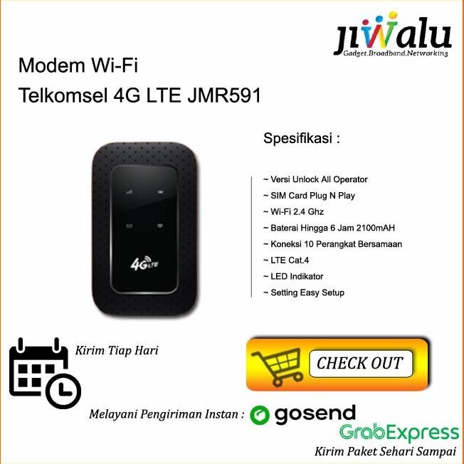 TERMURAH - Modem Mifi 4g unlock all operator free telkomsel 14GB