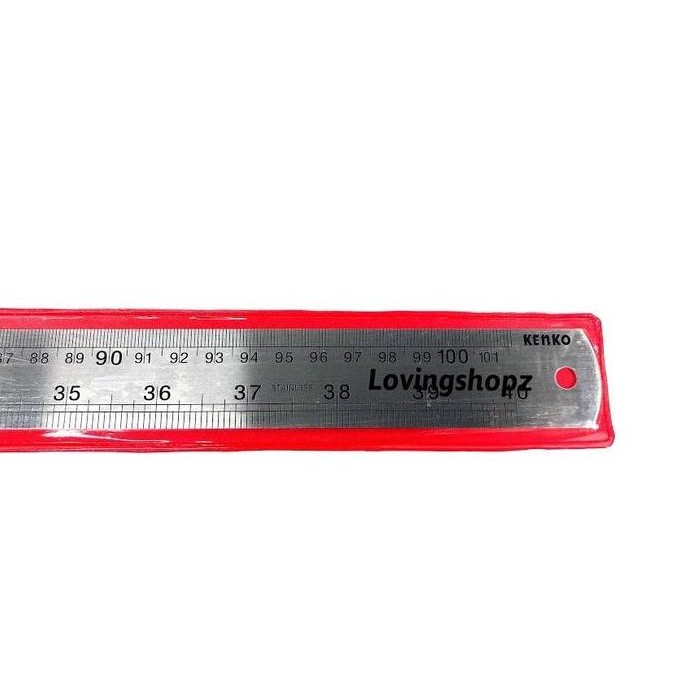 

siap kirim penggaris besi stainless 100 cm