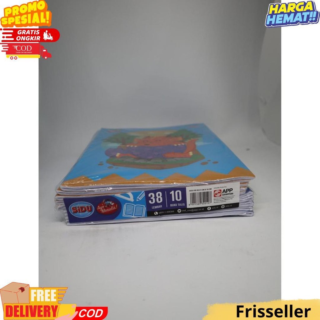 

(10 Pcs) Buku Tulis Sidu 38 Lembar D Terlaris