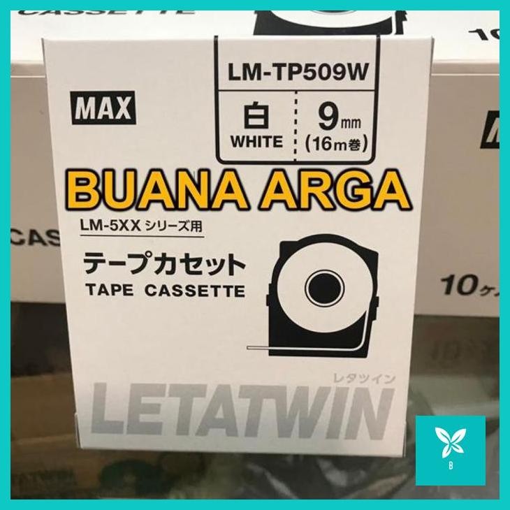

TAPE LABEL LETATWIN MAX LM-TP509 KUNING / PUTIH UNTUK LM-550A LM 509