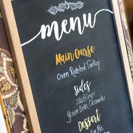 

papan tulis kapur menu cafe blackboard chalkboard tanpa frame kayu