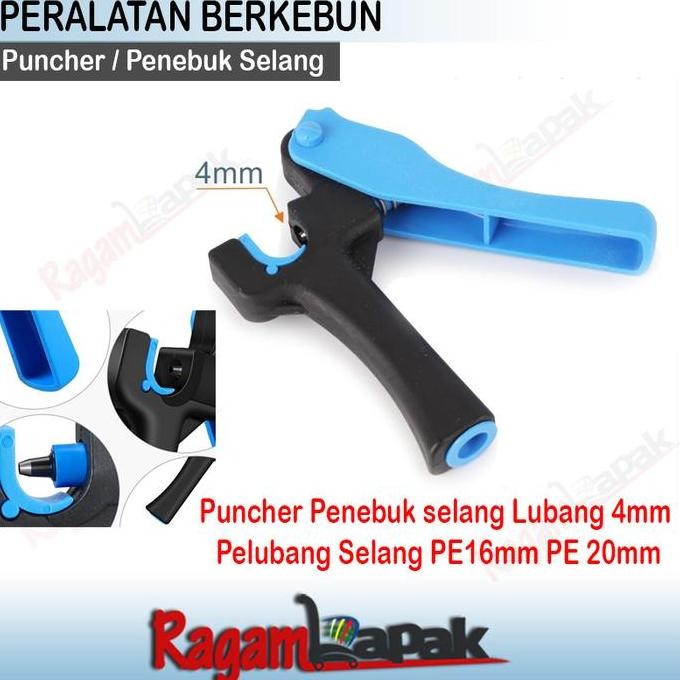 

Puncher Penebuk selang Lubang 4mm Pelubang Selang PE16mm PE 20mm