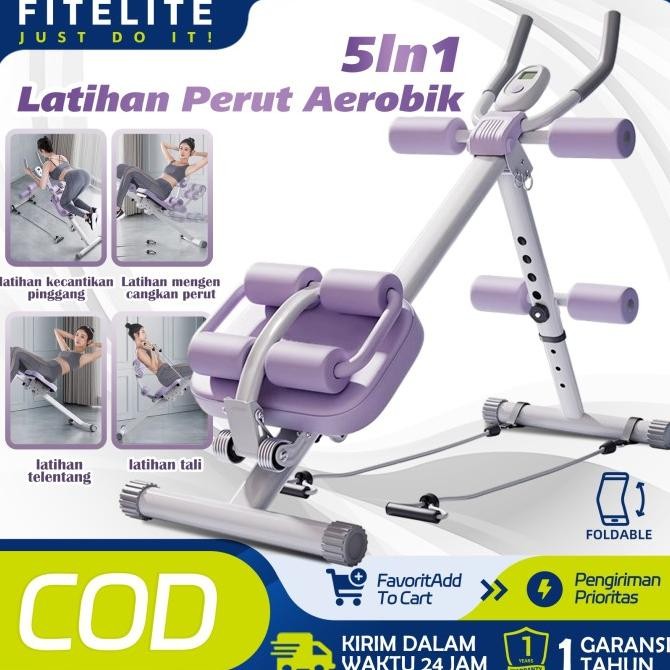 BEBAS ONGKIR - Kebugaran Perut Peredam/alat gym rumahan fitness/Alat Olahraga Fitness Gym Abdominal 