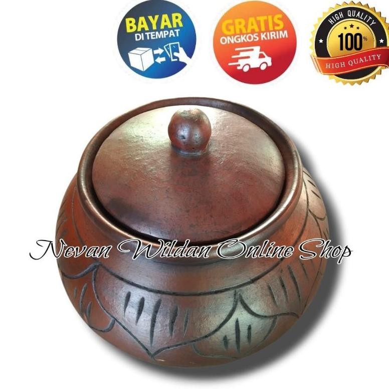 Bisa Cod Kendil Dawet Tanah Liat 15 Liter | Kendi Dawet Tanah Liat Tradisional | Gentong Beras | Ken