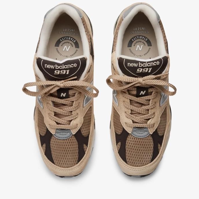 new  NB 991 Made In England Finale Pack Pale Khaki M991CGB ORIGINAL 100% murah