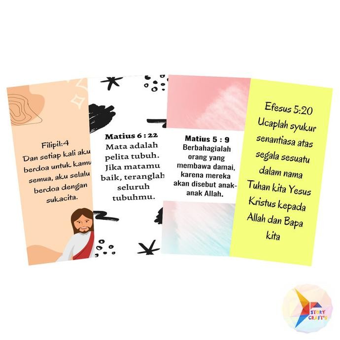 

Pembatas Buku Alkitab dan Ayat Ayat Emas Bisa Custome Murah murah
