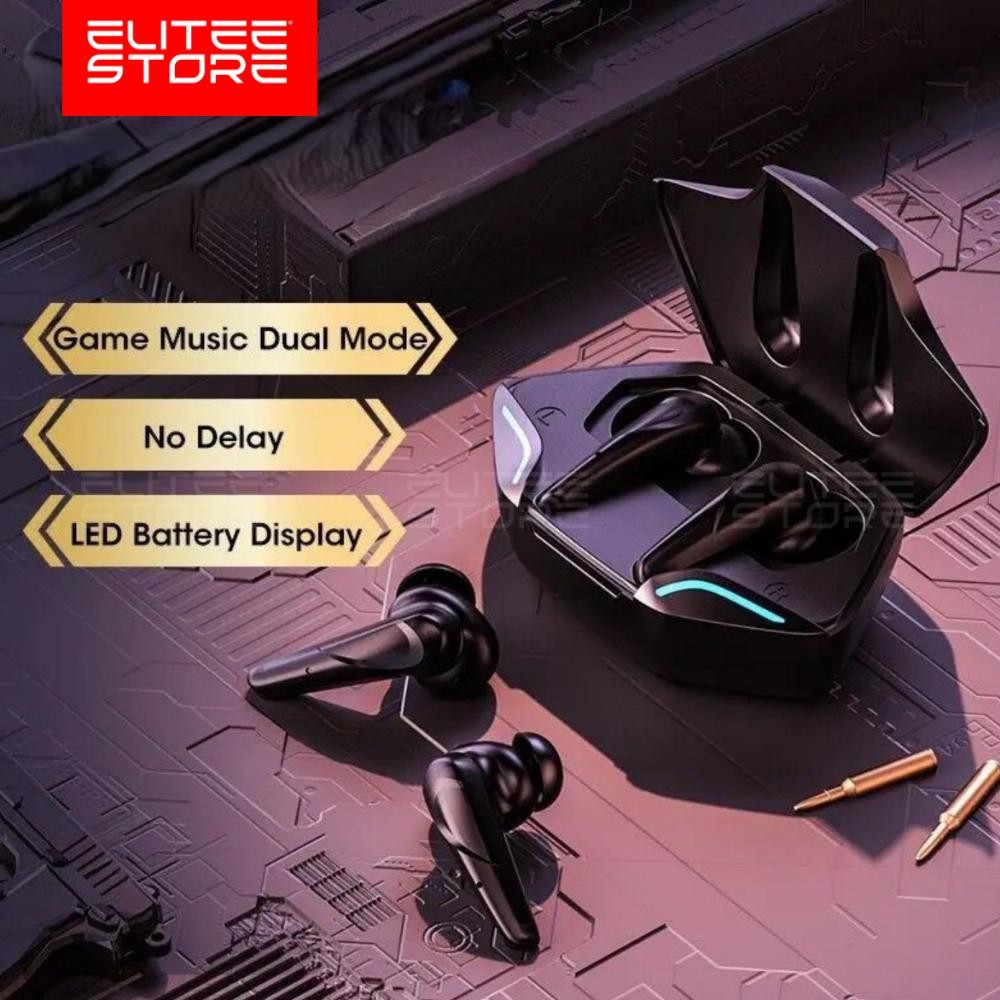 Earphone Gaming Tws Dual Mode No Delay Gaming Headset Bluetooth Tws