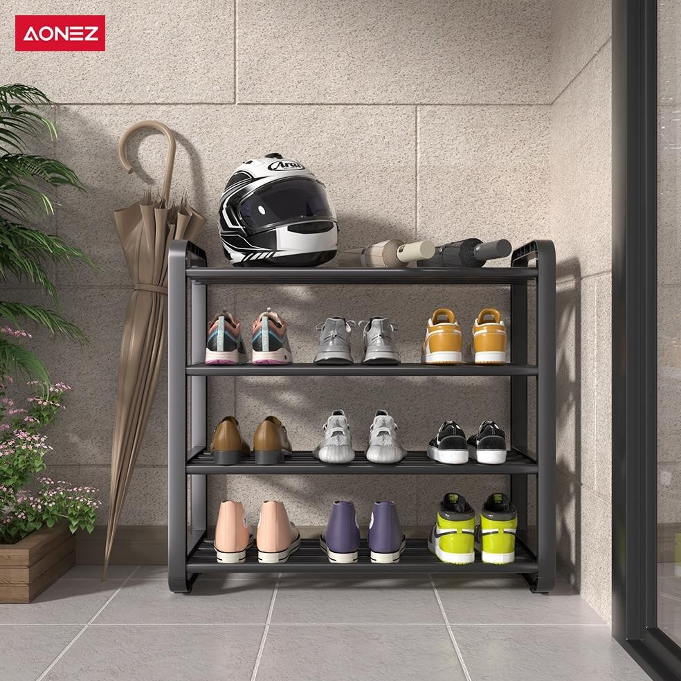 AONEZ  Rak Sepatu 4 Susun Minimalis/Tempat Sepatu/Rak Sandal Dan Sepatu