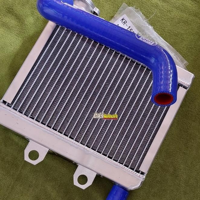 Radiator Alumunium Kr-150 Ninja R Ss Dan Selang Samco Sport Atas Bawah