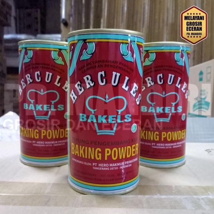 

New HERCULES BAKING POWDER 450 GR / Double Acting / PENGEMBANG KUE
