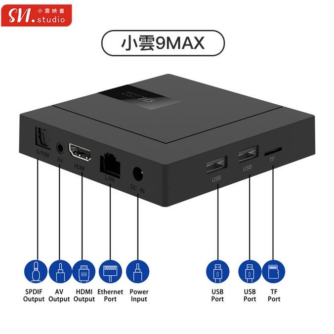 SVI CLOUD  9MAX TV ANDROID  RAM 2GB ROM 16GB GOOGLE TV