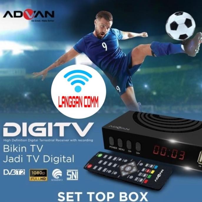 Set Top Box TV Digital Advan Digibox STB Advan STB Digibox HDMI RCA