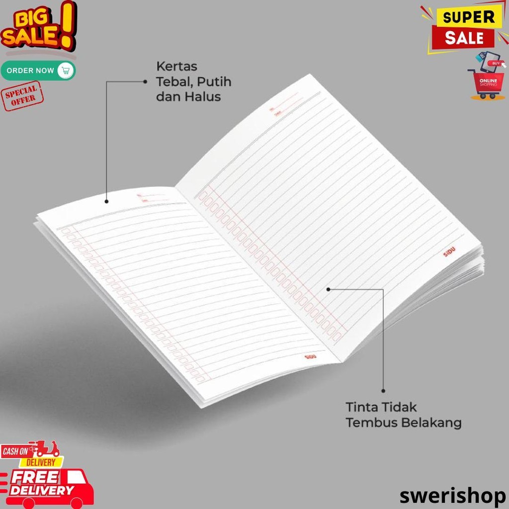

[Stationery Spectrum] Sidu Buku Tulis Barbie 58 Lembar - 10 Buku Sdu Eb 58 Bb D Terlaris