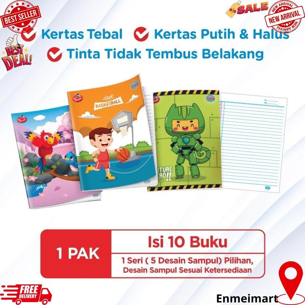 

[1 Pack = 10 Buku] Buku Sidu Isi 38 Lembar D Promo Puncak