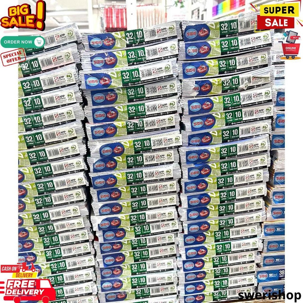 

(Pak) Buku Tulis Sidu Isi 32 Lembar D Termurah