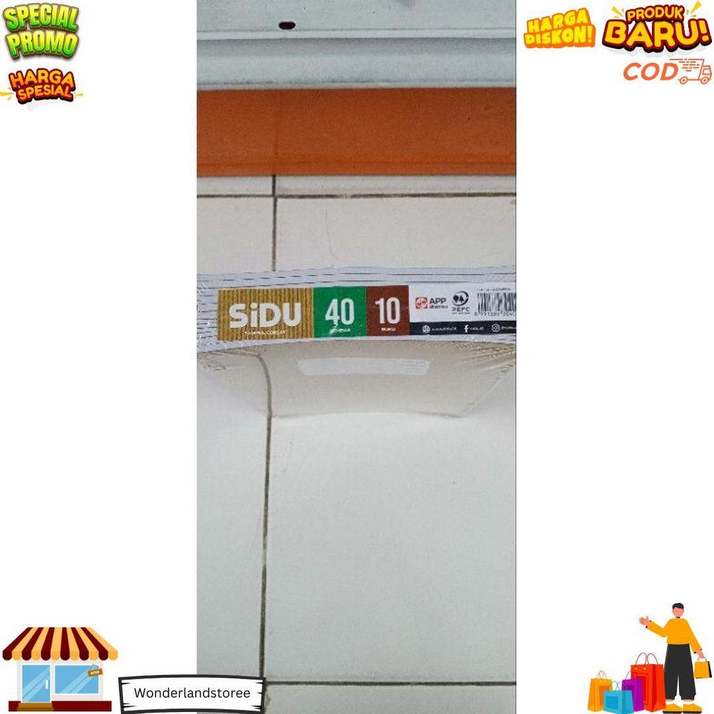 

Buku Tulis 40 Lembar Motif Coklat/Buku Sidu 40 /38Lembar Motif Sampul Coklat @10 Buku D Terlaris