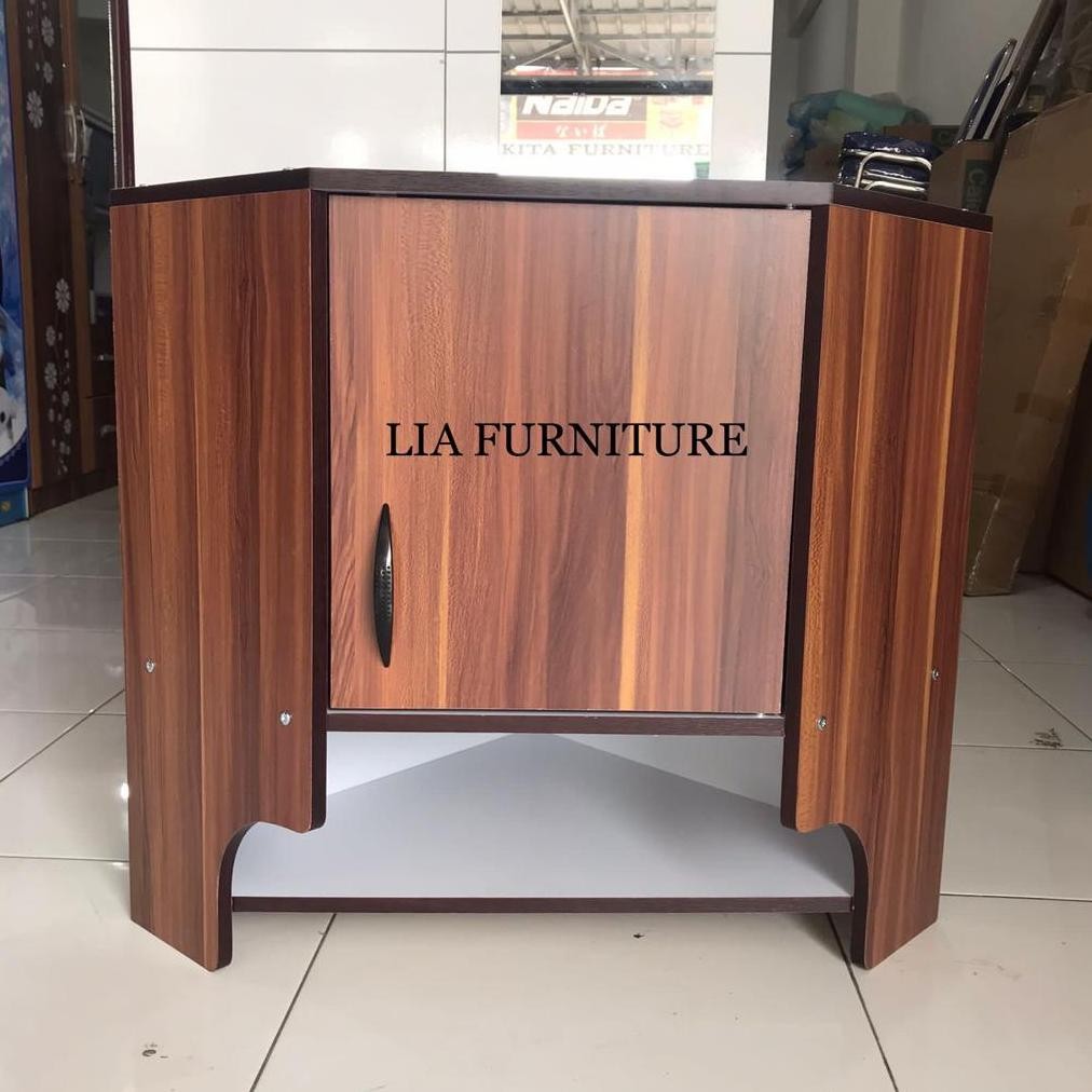 KITCHEN SET ATAS / RAK DAPUR / LEMARI DAPUR SUDUT MINIMALIS - KSA 8433