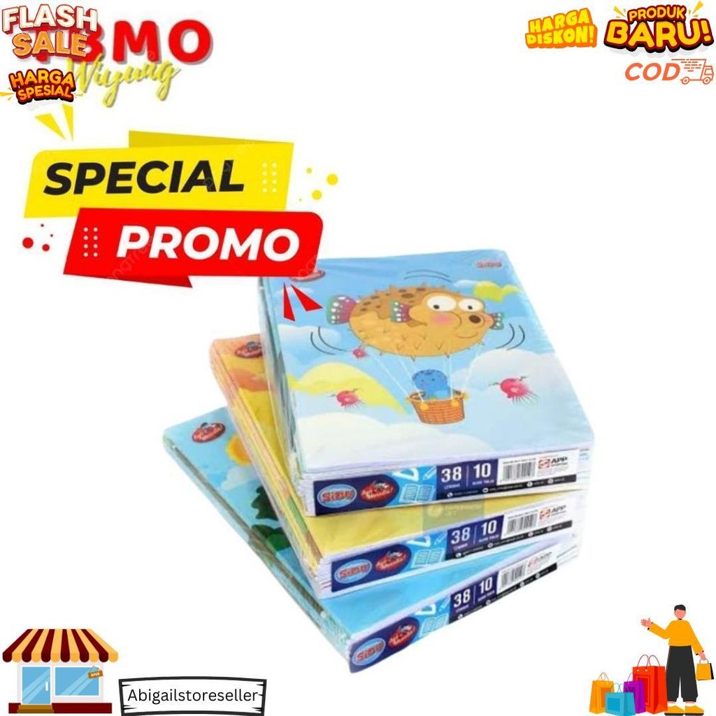 

Promo Buku Tulis Sinar Dunia Eb 38 Lembar Isi 10/Pack D Terlaris