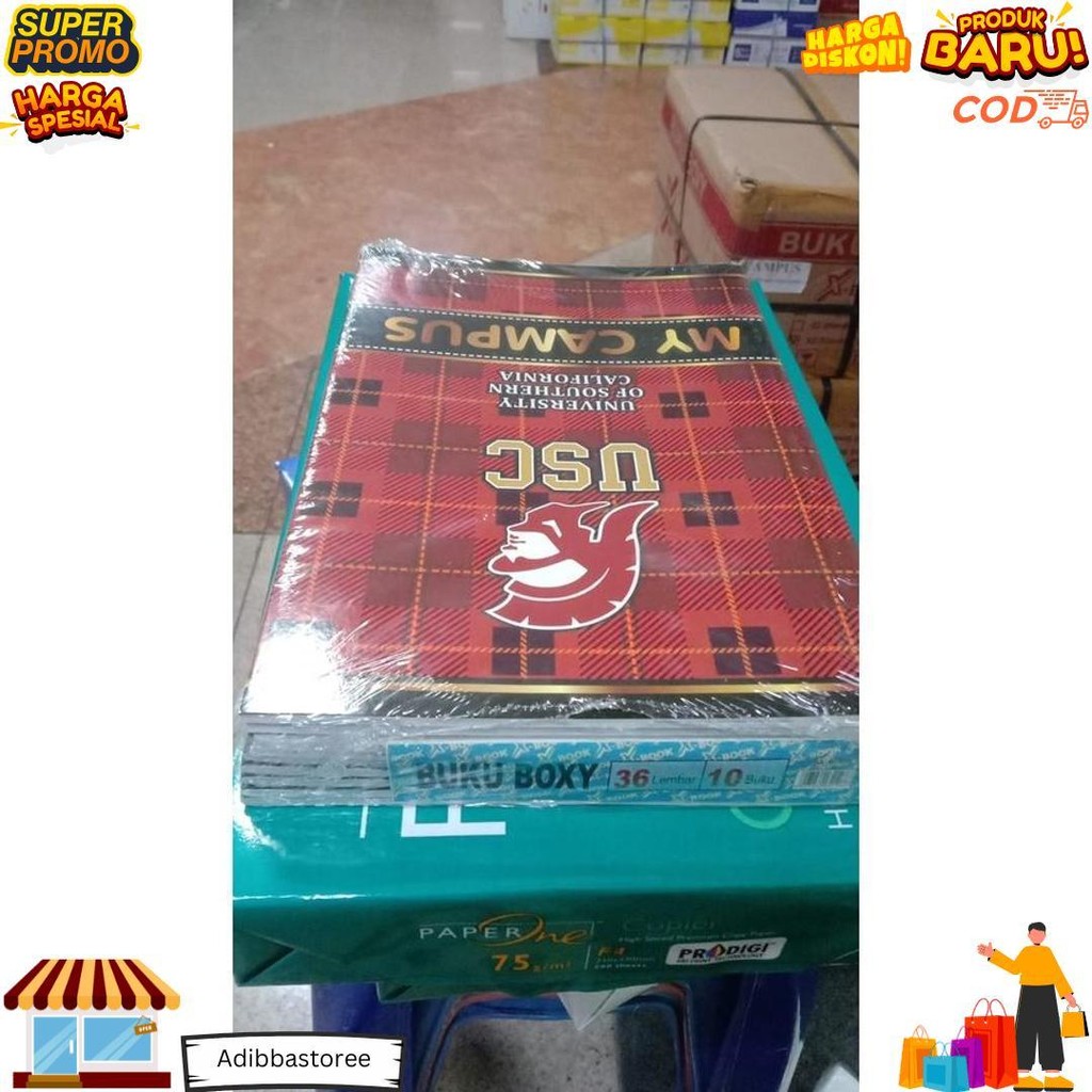 

Promo Buku Tulis Campus 36 Lembar Panjang X-Box (1 Pak) ++ D Promo 4.4
