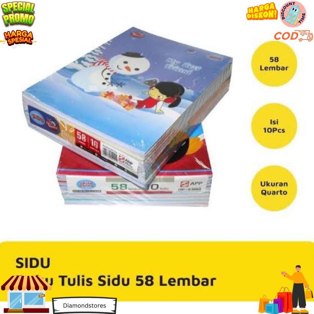 

Buku Tulis Campus Isi 50 Lembar 1Pack Isi 10Pcs / Buku Tulis Sidu 1 Pack Isi 10 Pcs 1 Pcs 58 Lembar / Buku Tulis Sidu 1 Pack Isi 10 Pcs 1 Pcs Isi 38 Lembar D Terlaris