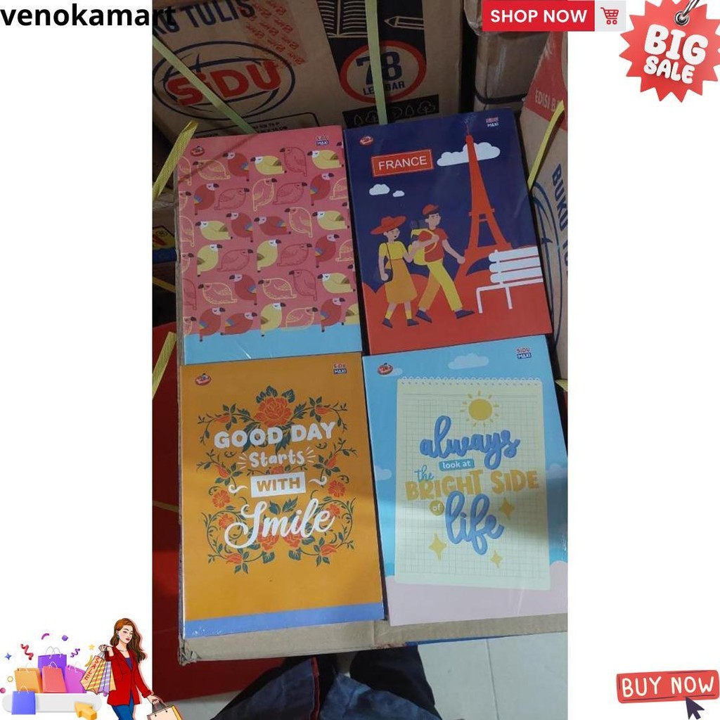 

Buku Tulis Sinar Dunia Sidu Maxi Boxy Isi 42 Lembar Per Pack Isi 5 Pcs D Termurah