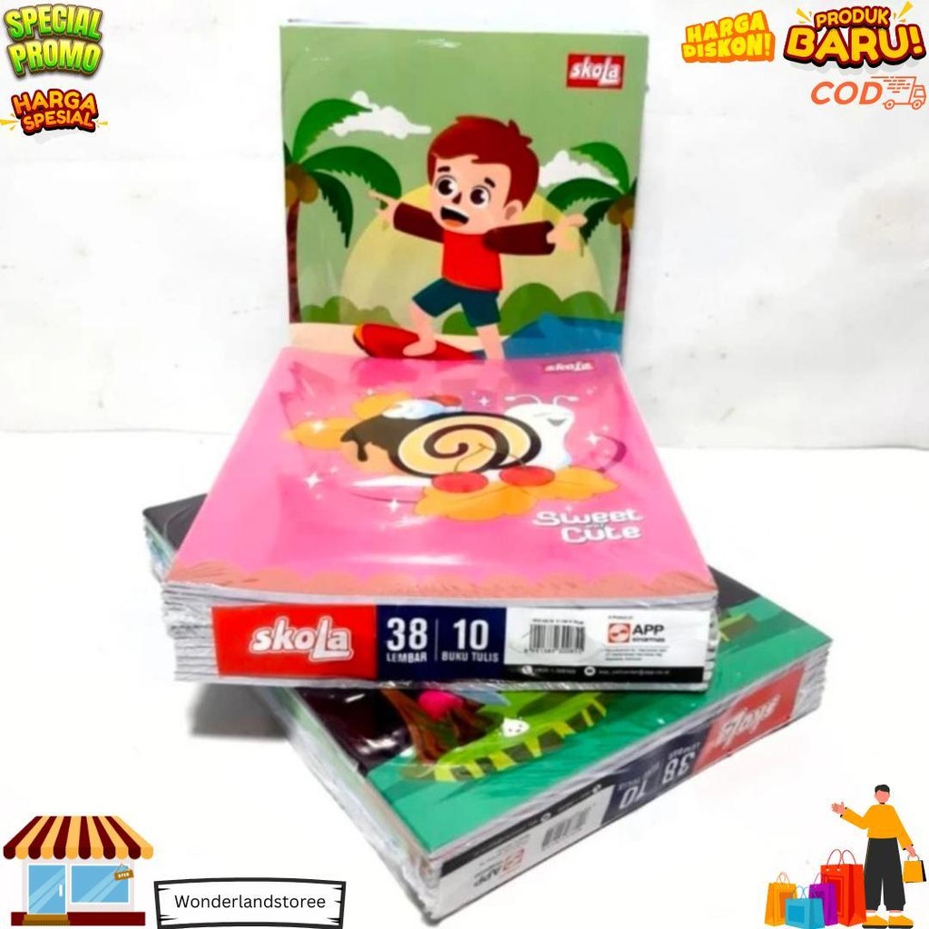 

Buku Tulis Sinar Dunia / Sidu 38 Lembar X 10 Buku Termurah D Promo Puncak