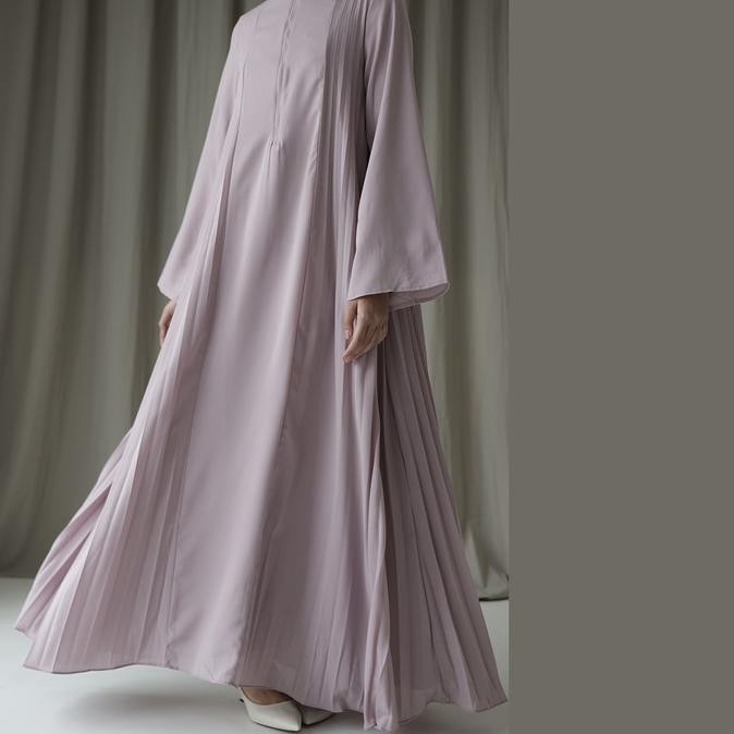 Baru Asvari by Aska Label - Gamis wanita plisket