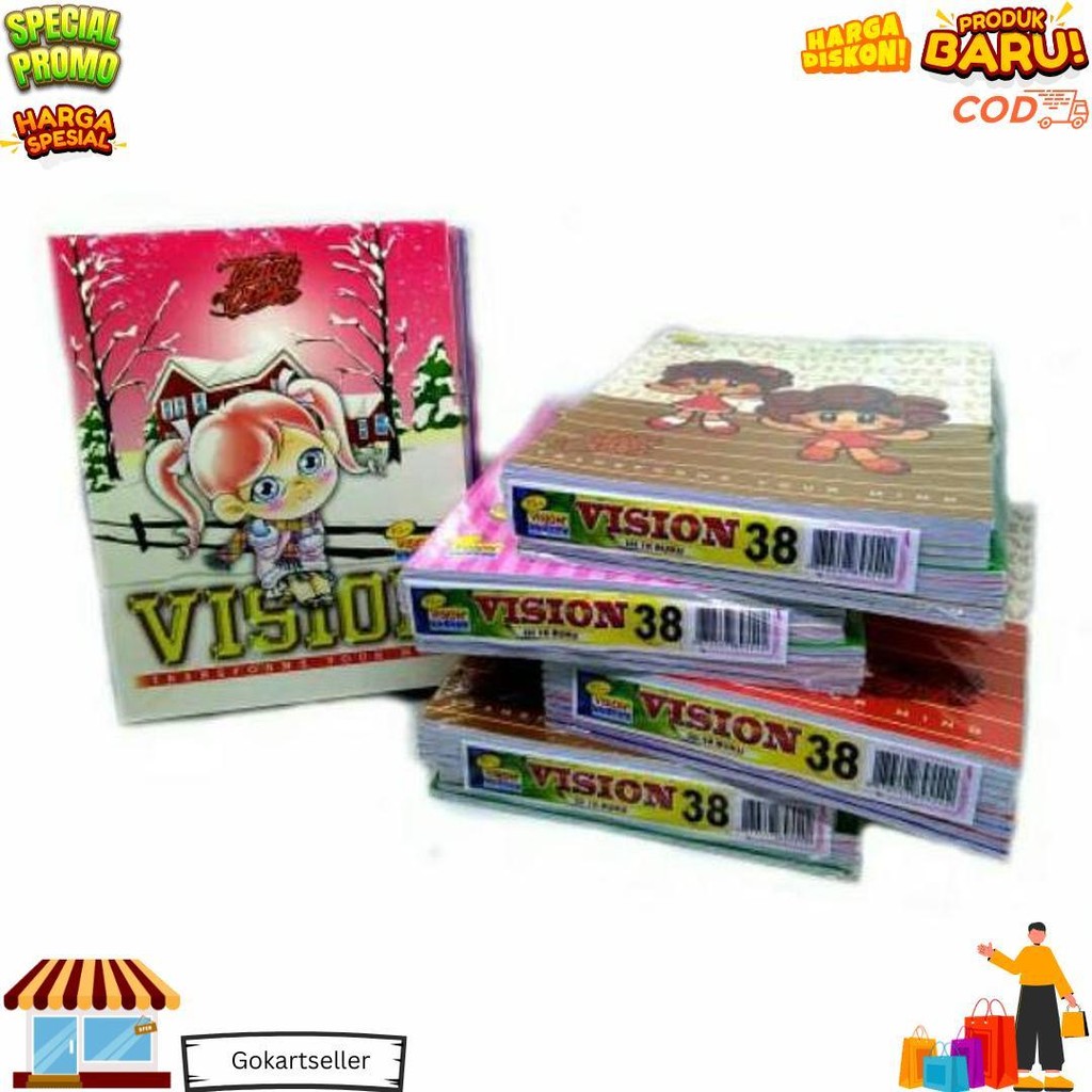 

Buku Tulis Vision 38/10 D Sale