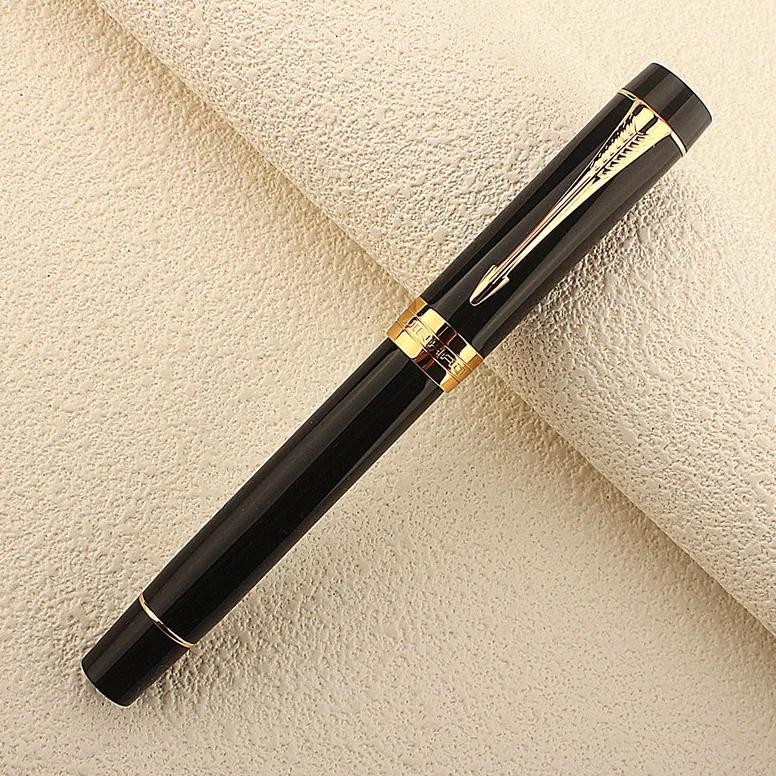 

Jinhao 100 Fountain Pen Calligraphy Black 35Mm Nib Golden Pen Business Office School Supplies Ink Pens