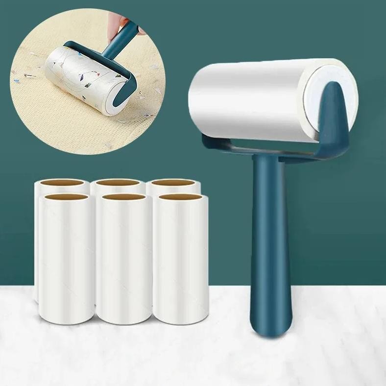 Tearable Roll Paper Sticky Roller Removable Roller Felt Roller Brush Hair Sticking Hair Removal Clot
