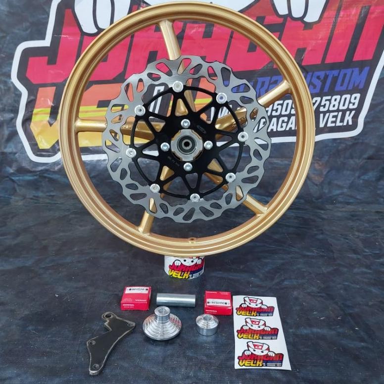 velg rcb 160 depan ecer pnp cb, cbr, ninja tiger mp klx dtracker crf mx king vixion, nmax, aerox, so