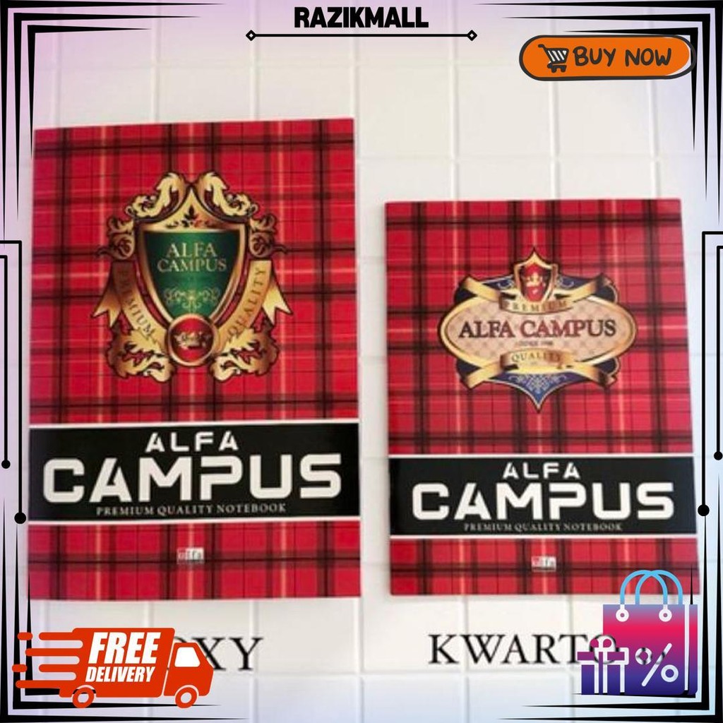 

Buku Tulis Kecil 38 Lembar Kwarto Campus - Alfa Campus D Promo Puncak