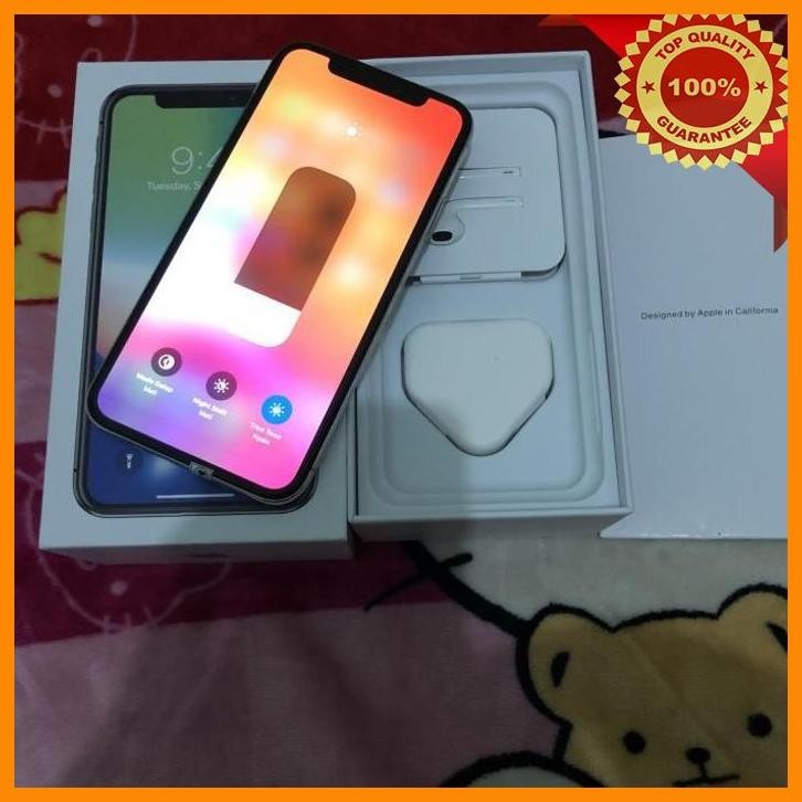 [AOR] IPHONE X 64GB SILVER SECOND FULLSET