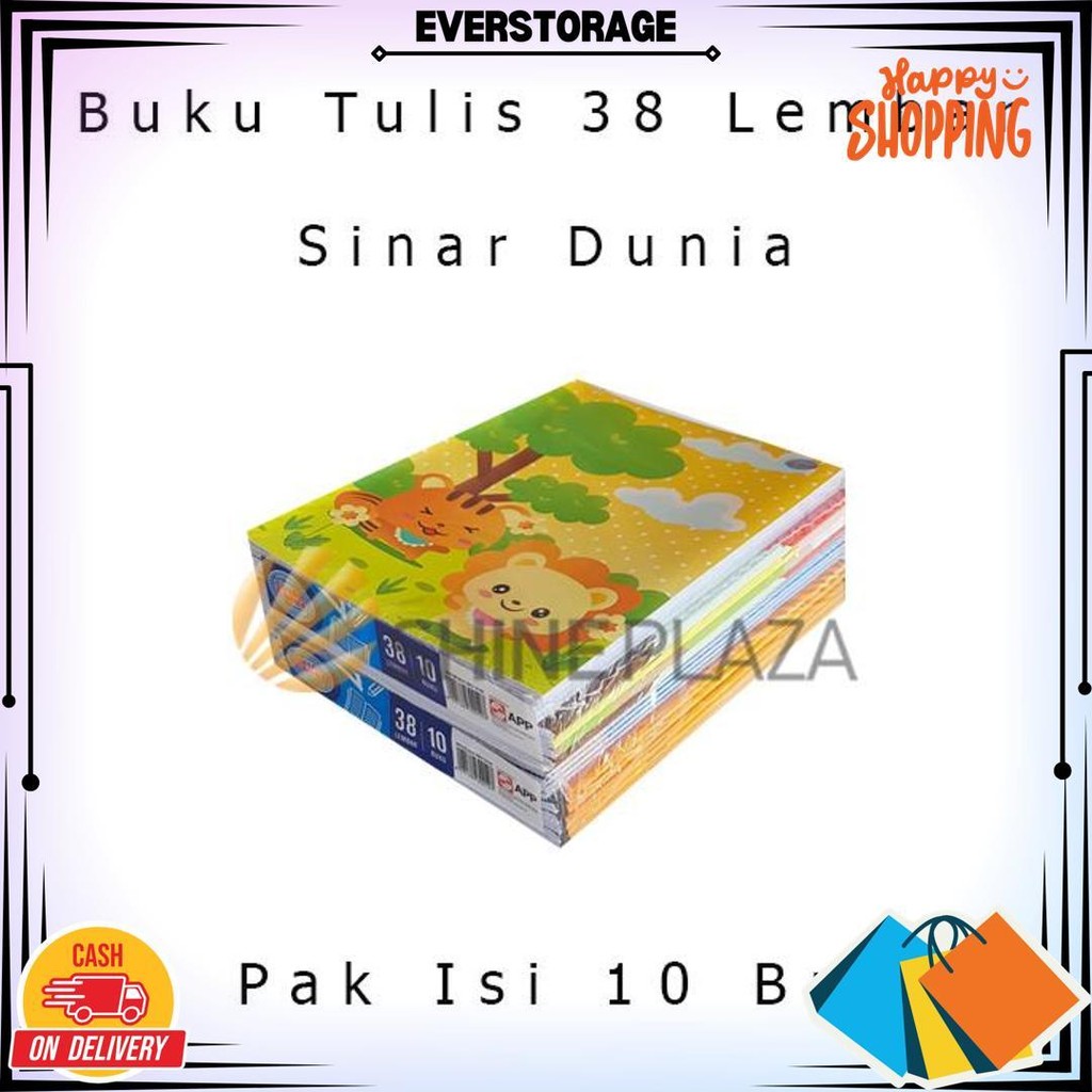 

[Pack] Buku Tulis Sidu 38 Lembar 1 Pak Isi 10 Buku Sinar Dunia D Sale