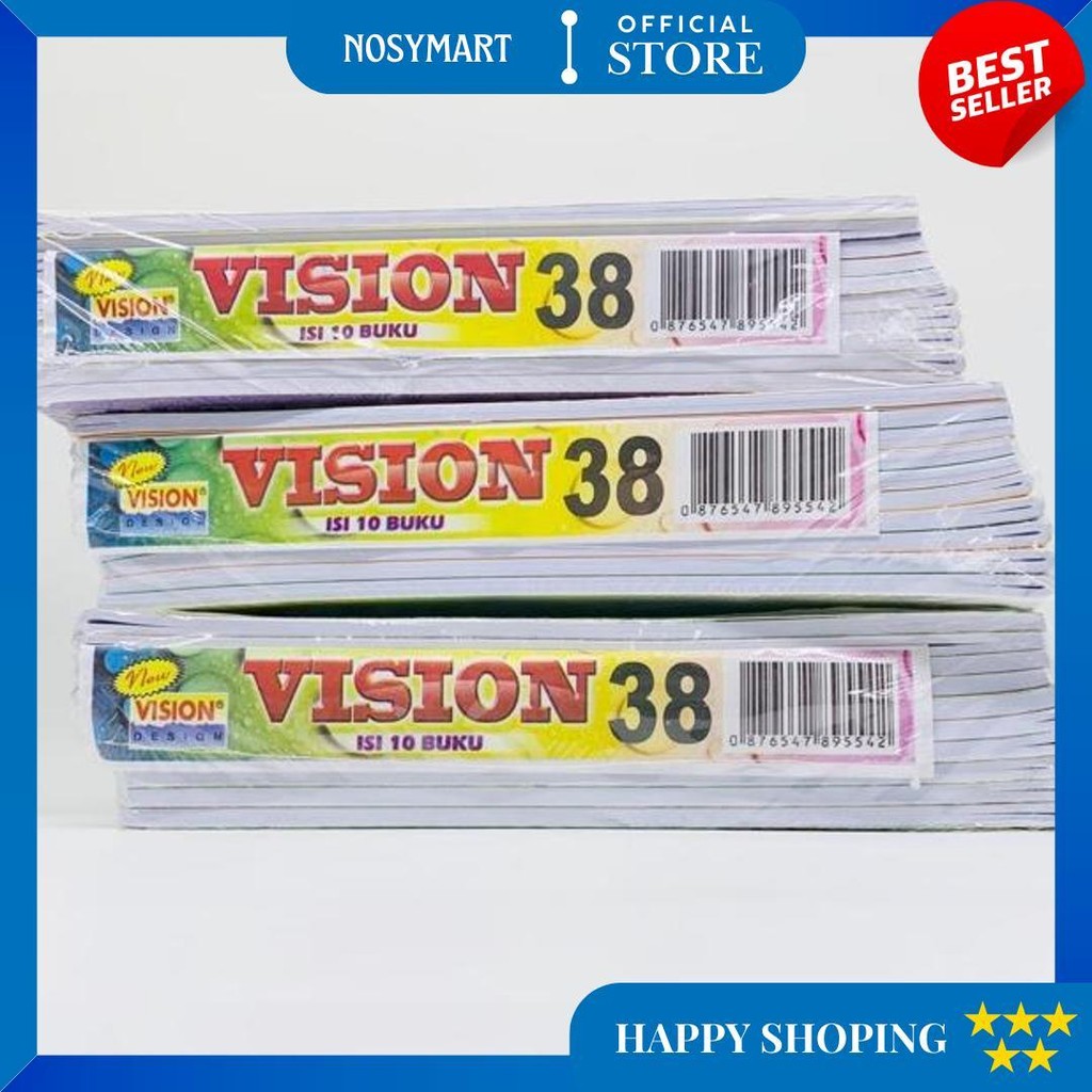 

Buku Tulis Vision 10X38 Lembar A5 D Promo Puncak