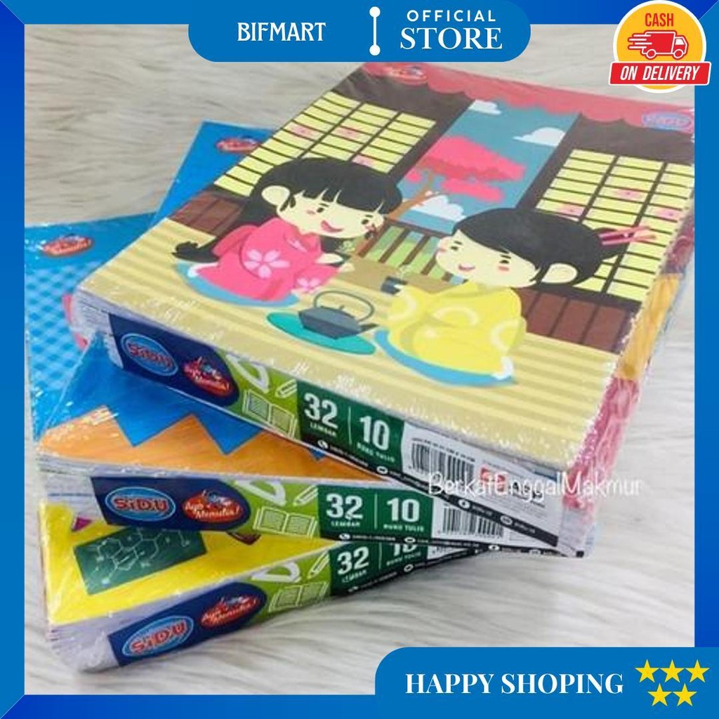 

[ Pak ] Buku Tulis Sidu Sinar Dunia 32 Lembar Grosir (Isi 10 Pcs) D Gratis Ongkir