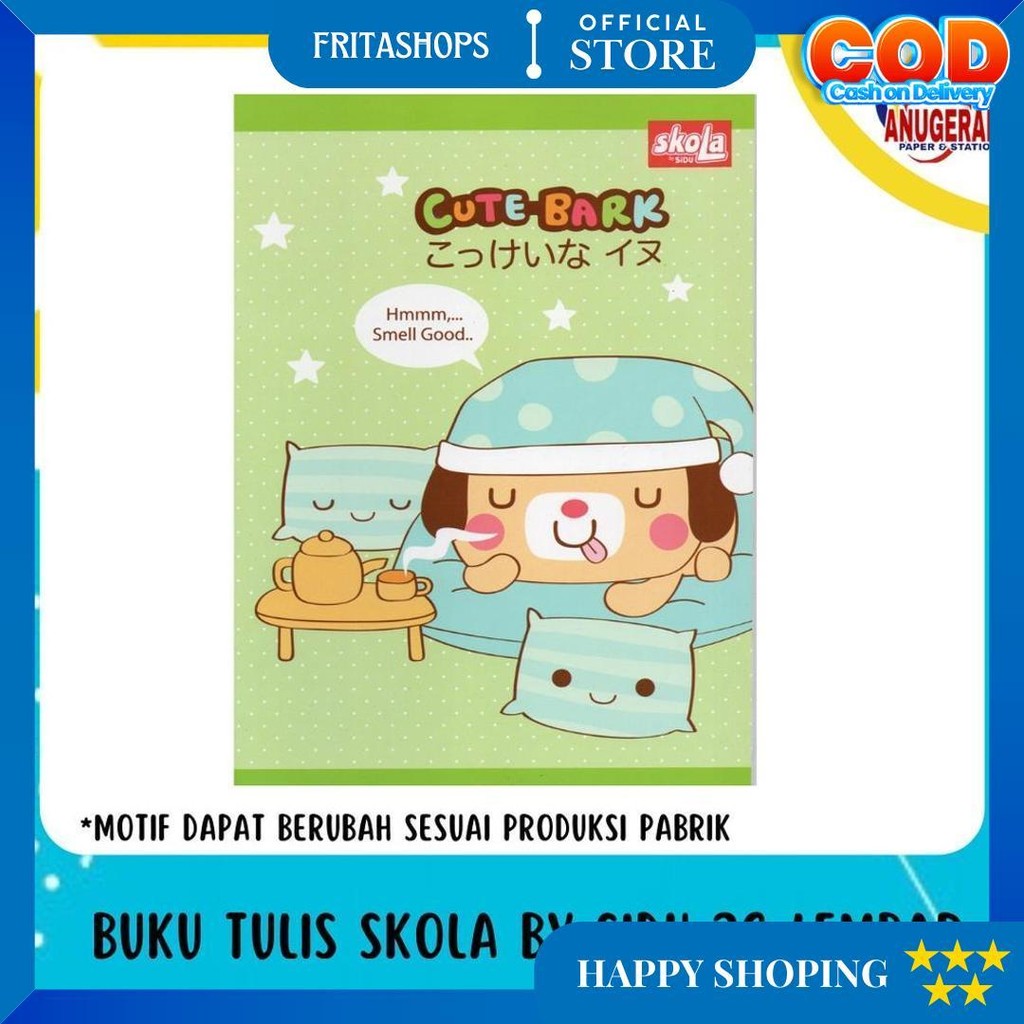 

Buku Tulis Skola By Sidu 38 Lembar (Pak) D Cod