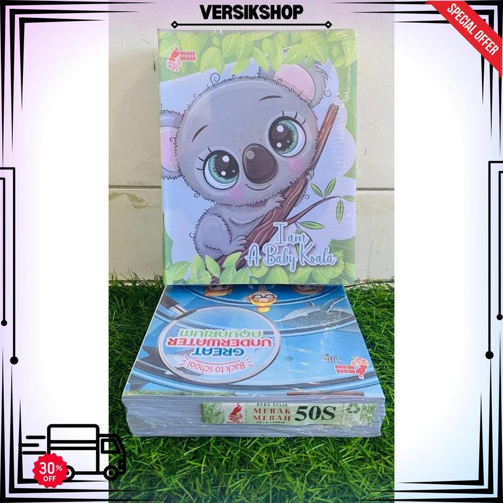 

Buku Tulis Merak Merah 1 Pack 50 Lembar & 58 Lembar / Buku Sekolah Mm 50 & 58 Lembar D Sale