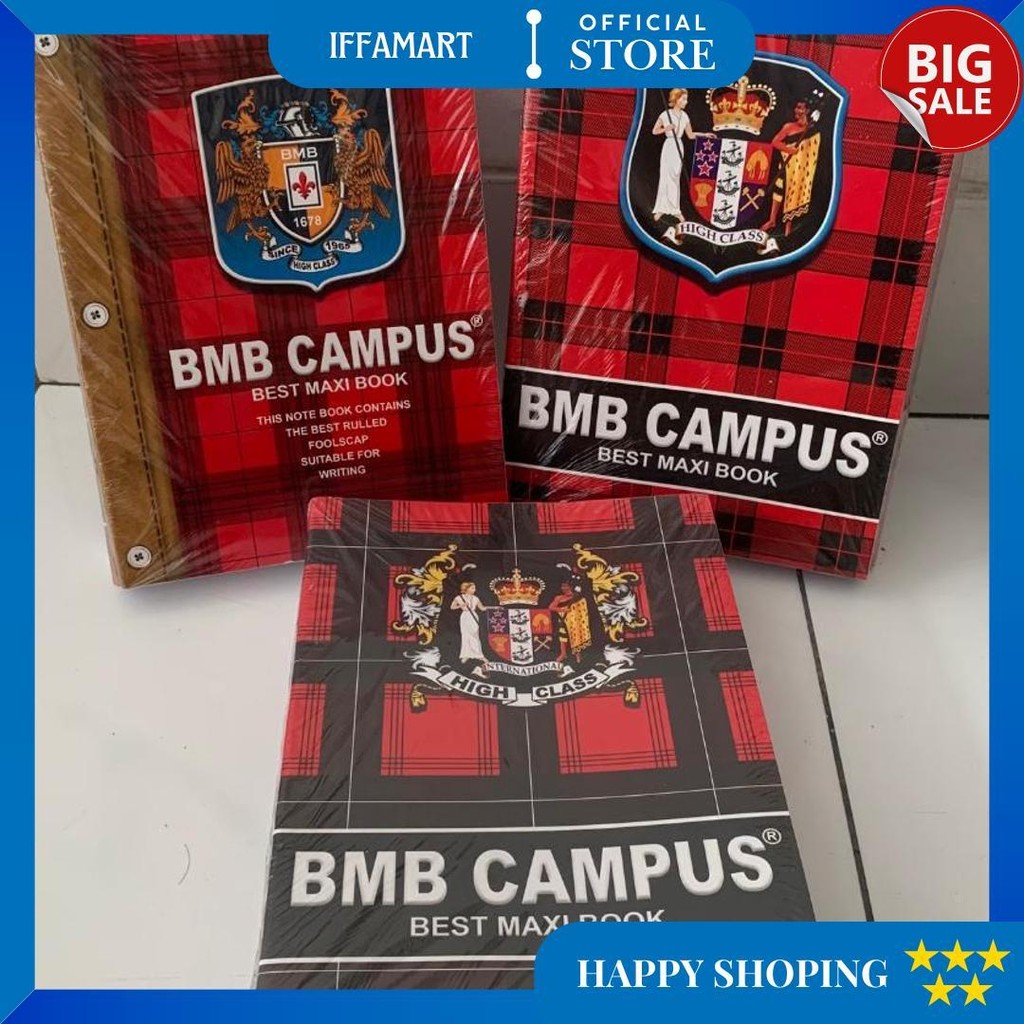 

Buku Tulis Bmcampus 50/36 Lembar 1Pack (10Pcs) D Gratis Ongkir