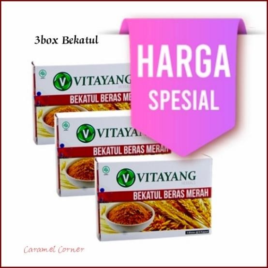 

tersedia 3box bekatul beras merah
