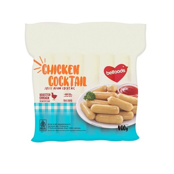 

BELFOODS SOSIS CHICKEN COCKTAIL 400 GR