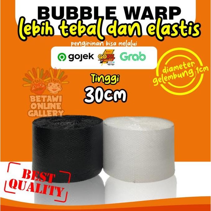 

tersedia bubble wrap potongan 30cm x 50 m