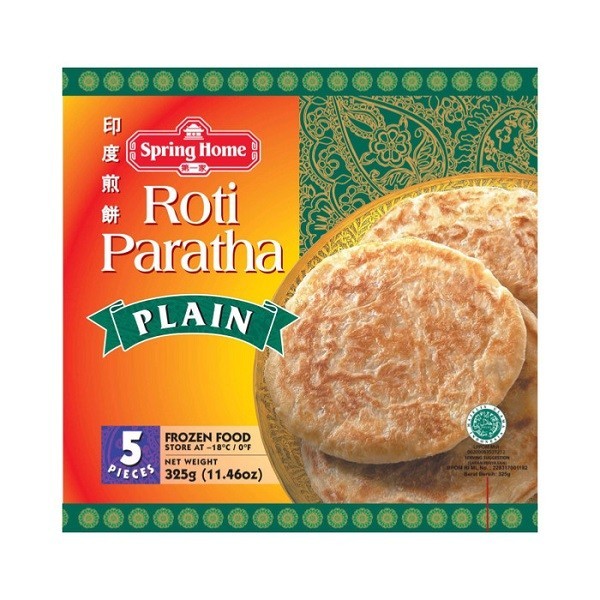 

TYJ ROTI PARATHA PLAIN 325 GR