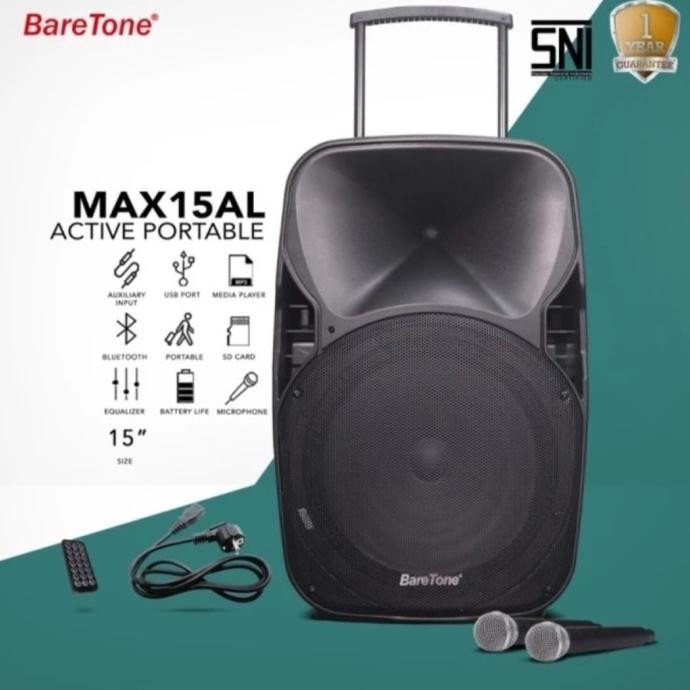 Promo Speaker Baretone 15 Inch Max15Al Speaker Portable Meeting 15" Baretone Max15Al Speaker 15" Bar